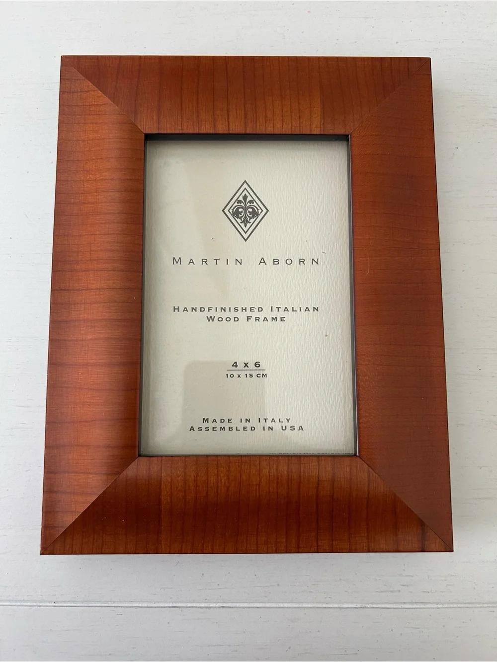 Martin Aborn Handcrafted Italian Wood Picture Frame 4 by 6